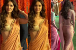 Disha Patani trolled for wearing revealing blouse at Ganesh Chaturthi bash, Watch